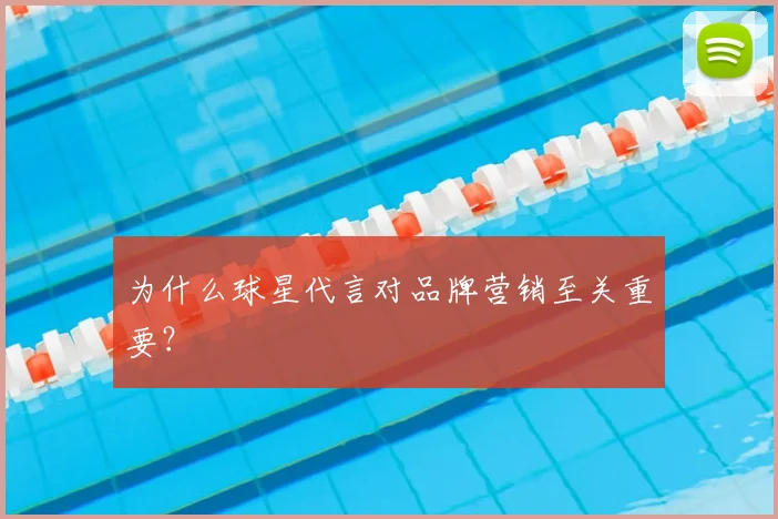 为什么球星代言对品牌营销至关重要?