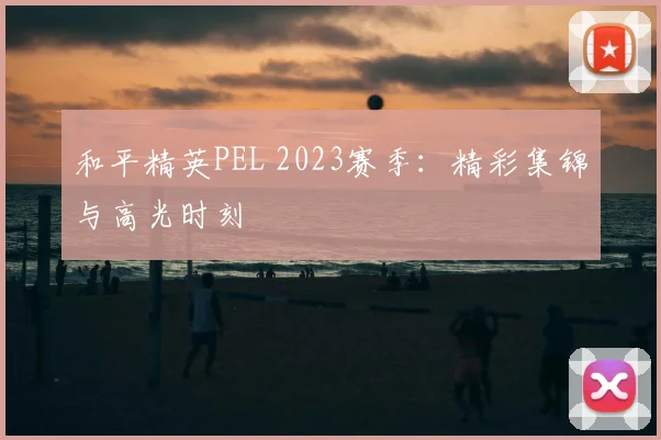 和平精英PEL 2023赛季:精彩集锦与高光时刻